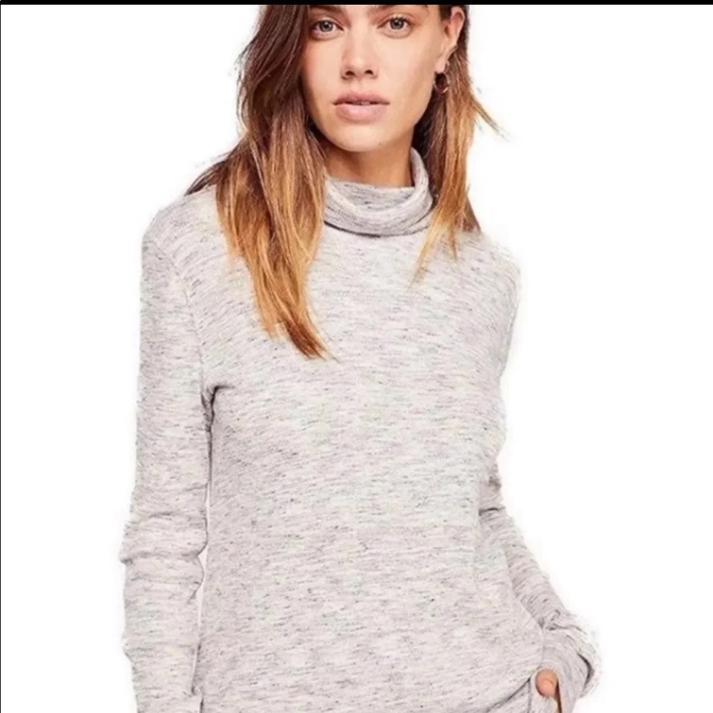 Free People Long Sleeved Tunic -Multicolored-Small